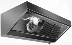 Industriemfang m/motor 1600*900*450 m/LED lys - Antal filtre: 2 - Luftflow 1300 m3 Filter type B Labyrint