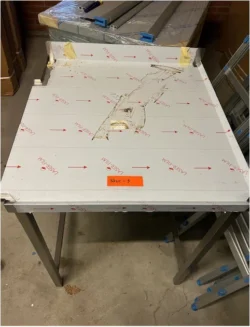 Bord med krog til opvasker måler 680x700x850