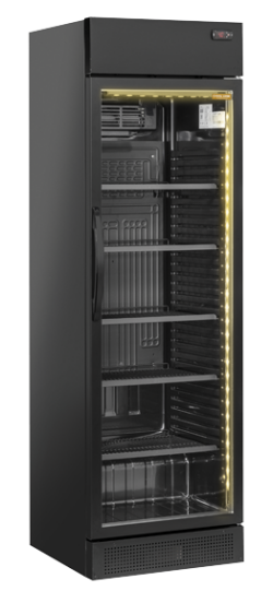 Flaskekøleskab i sort, Coolhead