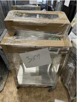 RESTSALG: rullebord med opsats til 1/4 kantiner måler 660x500x900