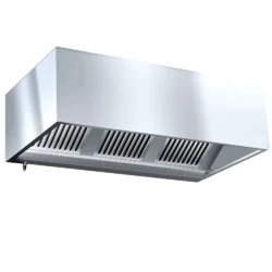 Industriemfang 1800*900*450 m/LED lys - Antal filtre: 3 - Luftflow 1500 m3 Filter type B Labyrint