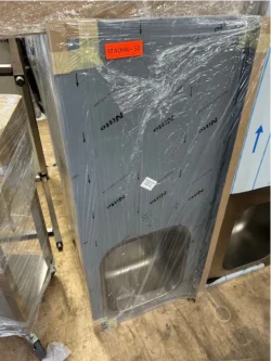 Stålbord med risteunderhylde 1400x700x900 demomodel