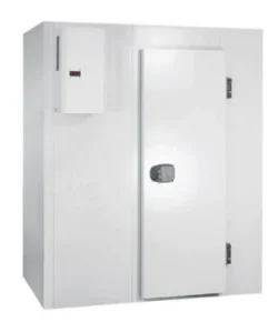 Kide kølerum 2160x1960x2280 uden gulv. 80 mm isolering. Dør 2000x800 mm