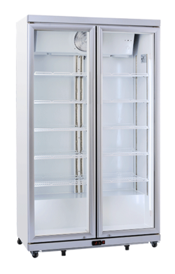 Flaskekøleskab i flot design u/ lysskærm, Coolhead DC1050