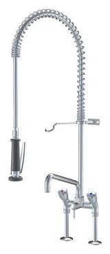 To-huls Armatur med spulearm, KWC