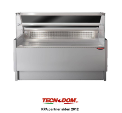 Køledisk 300 cm bred, 90 cm dyb, Tecnodom Vigo - sort RAL9005