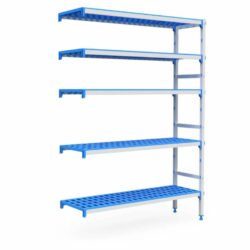 Køle-/fryserumsreol m/5 hylder vinkelmodul 685 x 555 x 1750 mm, Pujadas