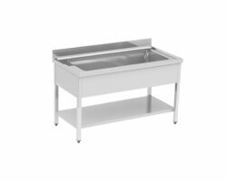 Stålbord med vask 2000/600, SK-620 - Fagor