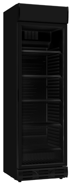 Flaskekøleskab I Sort, 360 Liter - Coldera