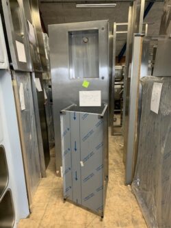 RESTSALG - Stålbord med opsats 2200x800x900 mm