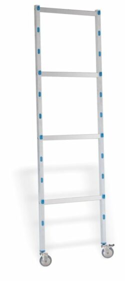 Køle-/fryserumsreol ekstra stige til 3 hylder og hjul 555 x (h)1880 mm, Pujadas