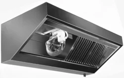 Industriemfang m/motor 1000*700*450 m/LED lys - Antal filtre: 2 - Luftflow 700 m3 Filter type B Labyrint