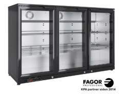 EERMU-3, Backbar i sort, 327 liter - Fagor