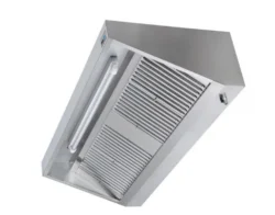 Vægmonteret emfang 700 mm, skråtstillet, dimensioner: 2800x700x450mm