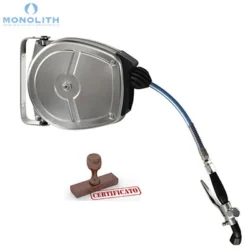 Vægmonteret 5m slage / spulearm til rengøring fra italienske Monolith