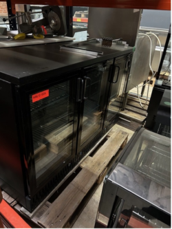 backbar med 3 låger, brugt