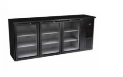 Barkøler / Backbar m/ glasdør med 3 låger fra Fagor, RBBC-3