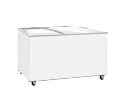 Kummefryser med glaslåg fra Coldera CL 400 DAC