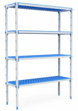Køle-/fryserumsreol m/4 hylder 3953 x 555 x 1750 mm, Pujadas