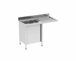 Stålbord med plads til opvaskemaskine 1400/700, SK-714 - Fagor