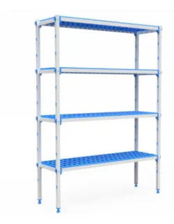 Køle-/fryserumsreol m/4 hylder 1590 x 555 x 1750 mm, Pujadas