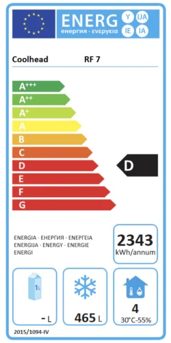 Industrifryseskab, Basic RF7, Godt til prisen